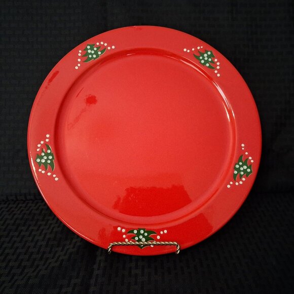 Waechtersbach Christmas Tree Red/Green Large Platter/Charger Plate 12 Inch - Picture 1 of 8